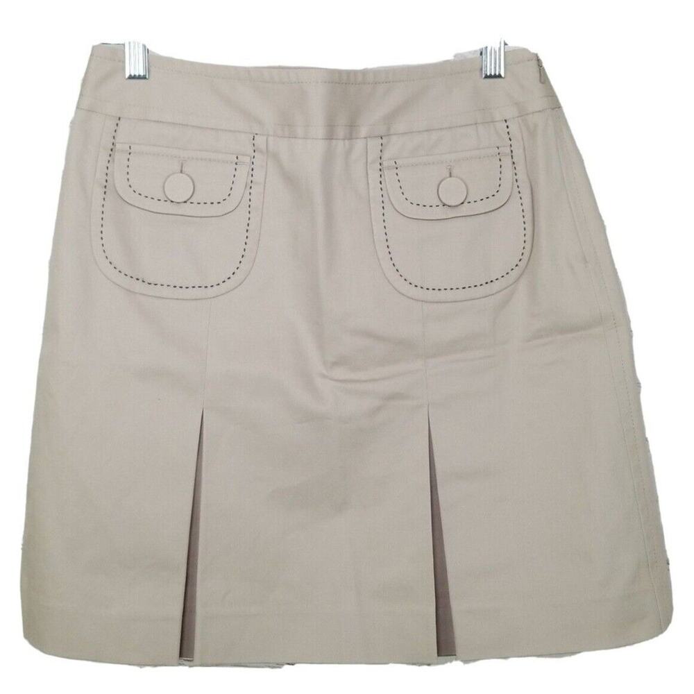 Ann Taylor Tan Mini Skirt